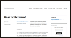 Desktop Screenshot of cambridgecanine.com